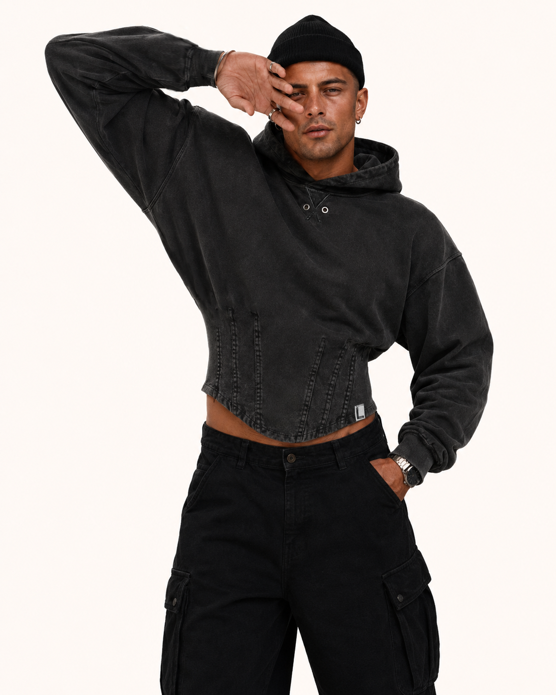 ARI CORSET HOODIE