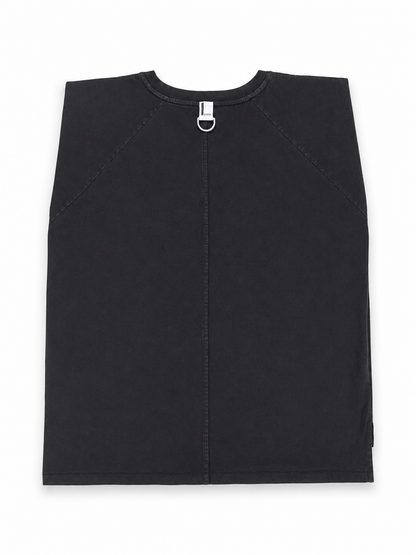 FRANKIE MUSCLE TEE - BLACK