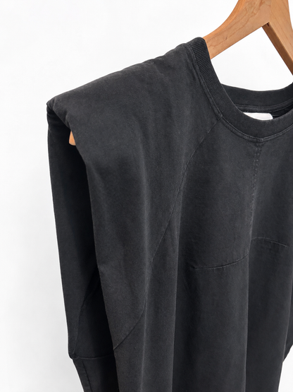 FRANKIE MUSCLE TEE - BLACK