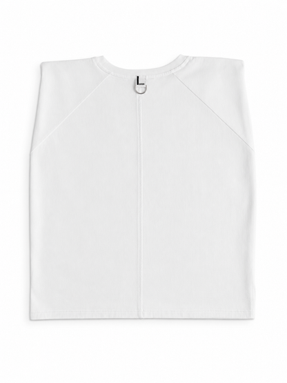FRANKIE MUSCLE TEE - WHITE
