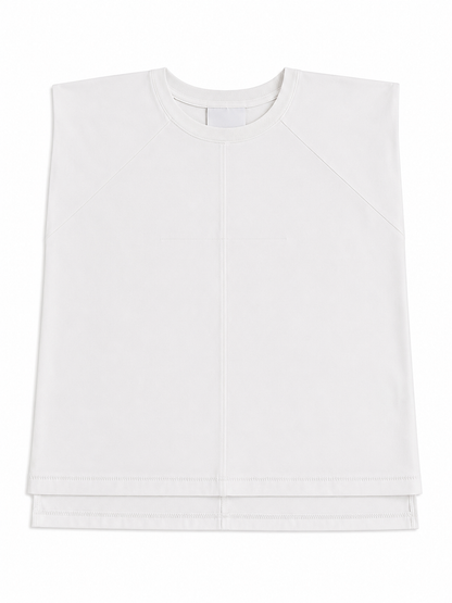 FRANKIE MUSCLE TEE - WHITE